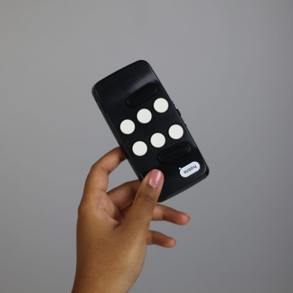 Hable One Braille keyboard